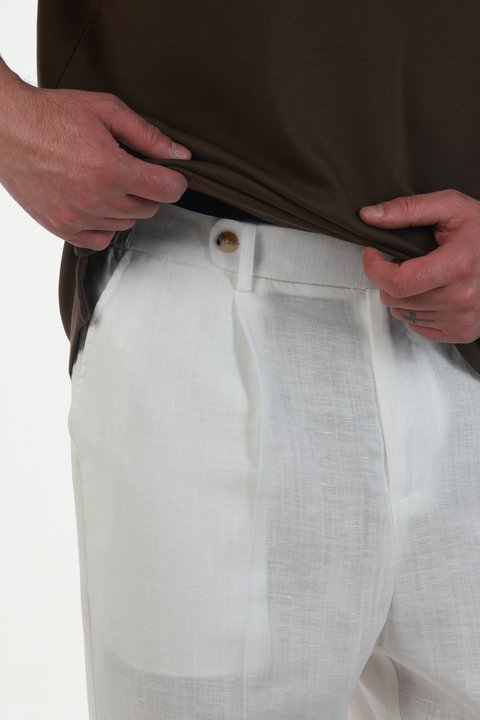 CASUAL LINEN PANTS view 6
