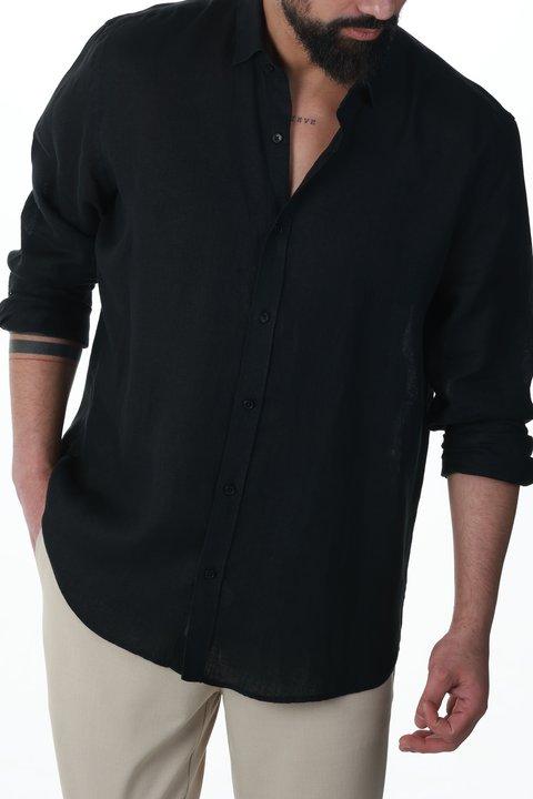 CLASSIC LINEN SHIRT view 3